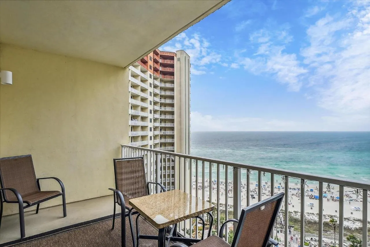 Daire Shores Of Panama 1418 - 2 Bedroombunkroom Sleeps8! Updated With A View! Free Fun! Condo Panama City Beach